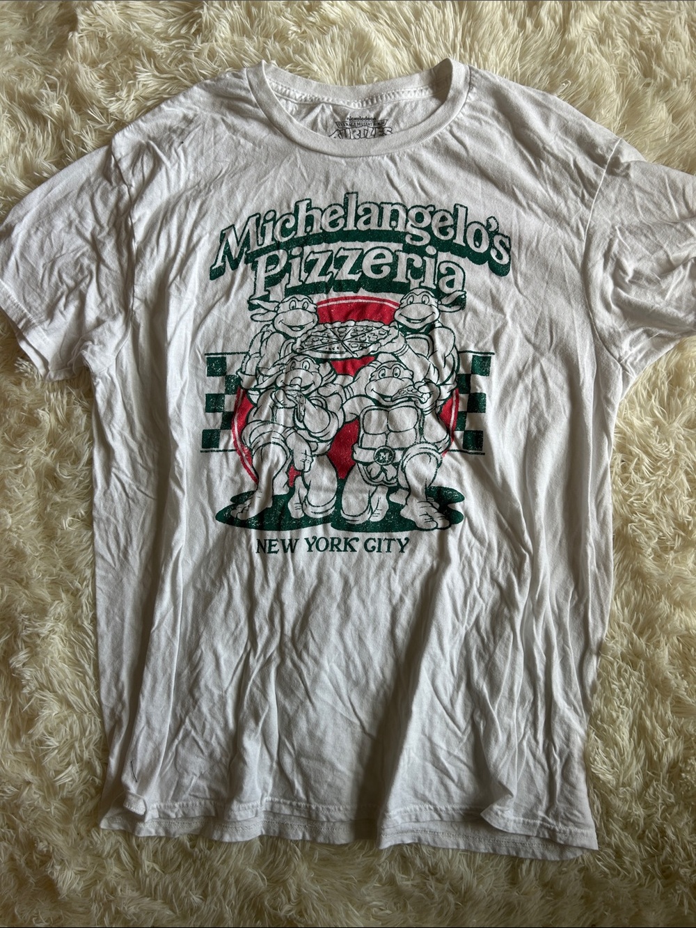 White Graphic Tee - New York City